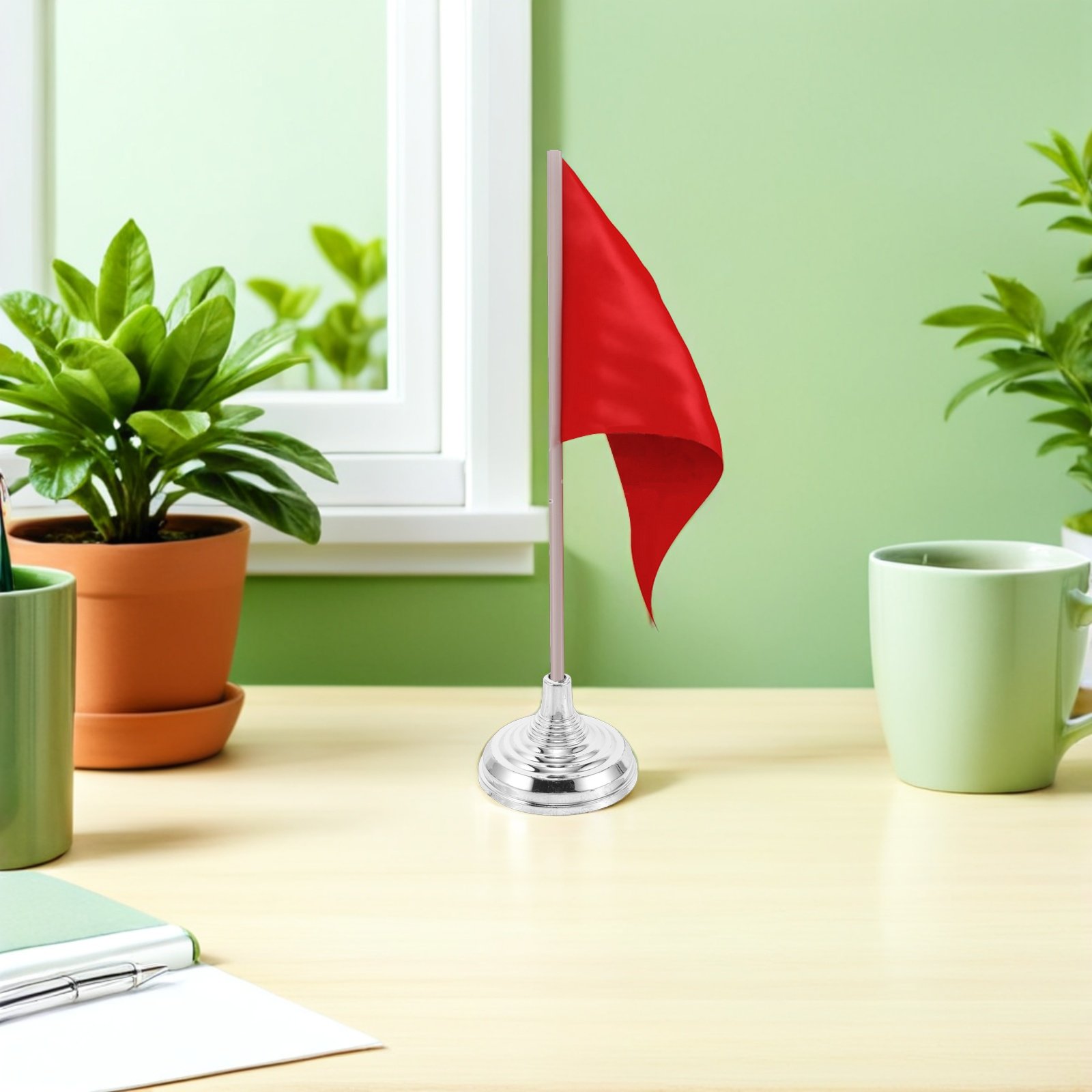 12Pcs Silver Mini Desk Flag St - đánh giá và giá Office Furniture Layout