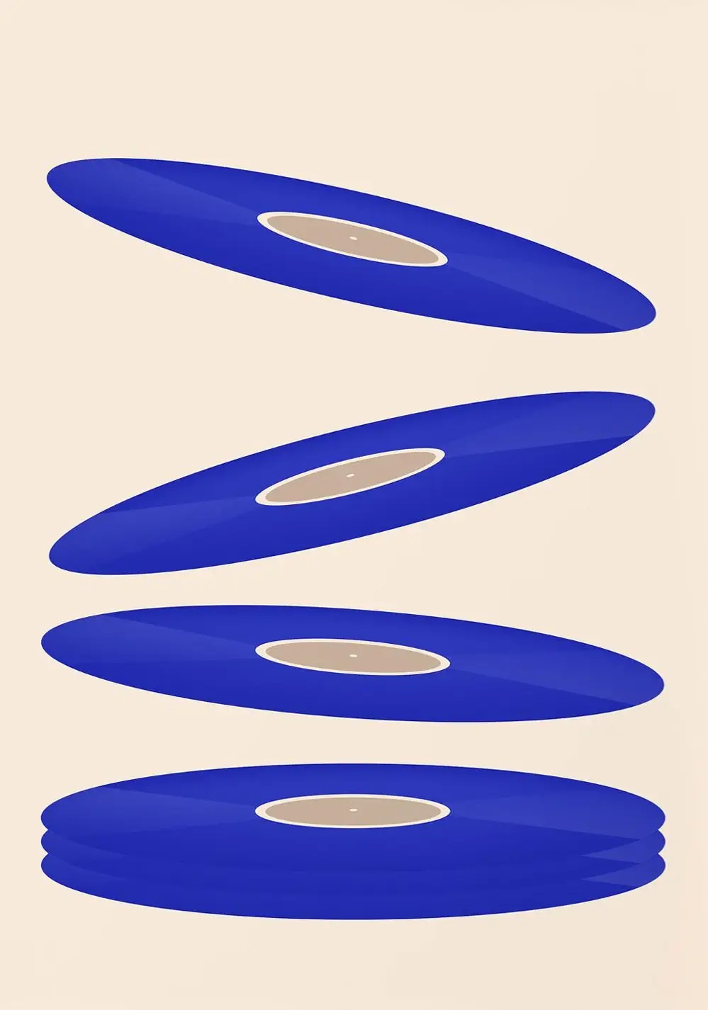 Mid Century Vinyl Record Canva - đánh giá và giá Office Furniture Layout