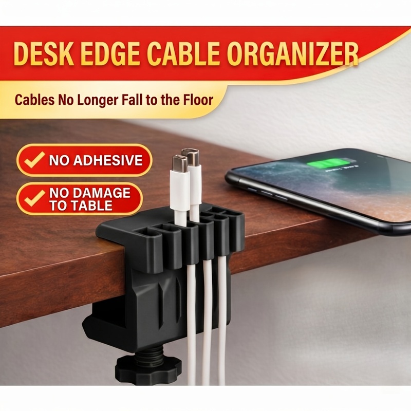 3 desktop cable manager clips  - đánh giá và giá Office Furniture Layout