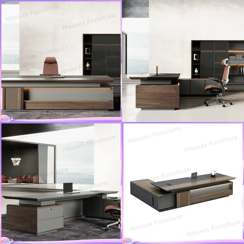 Luxury Executive Desk Solid Wo - đánh giá và giá Office Furniture Table