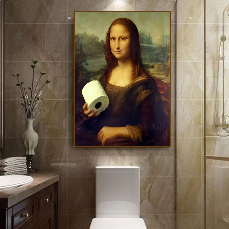1pc Funny Abstract Bathroom To - đánh giá và giá Office Furniture Layout