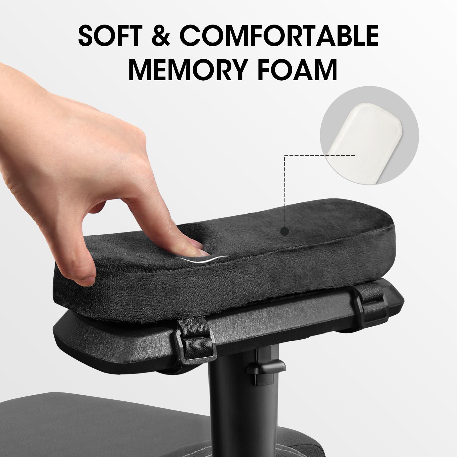 2/4/8PCS Chair Armrest Pads Me - đánh giá và giá Visitor Chair Padded